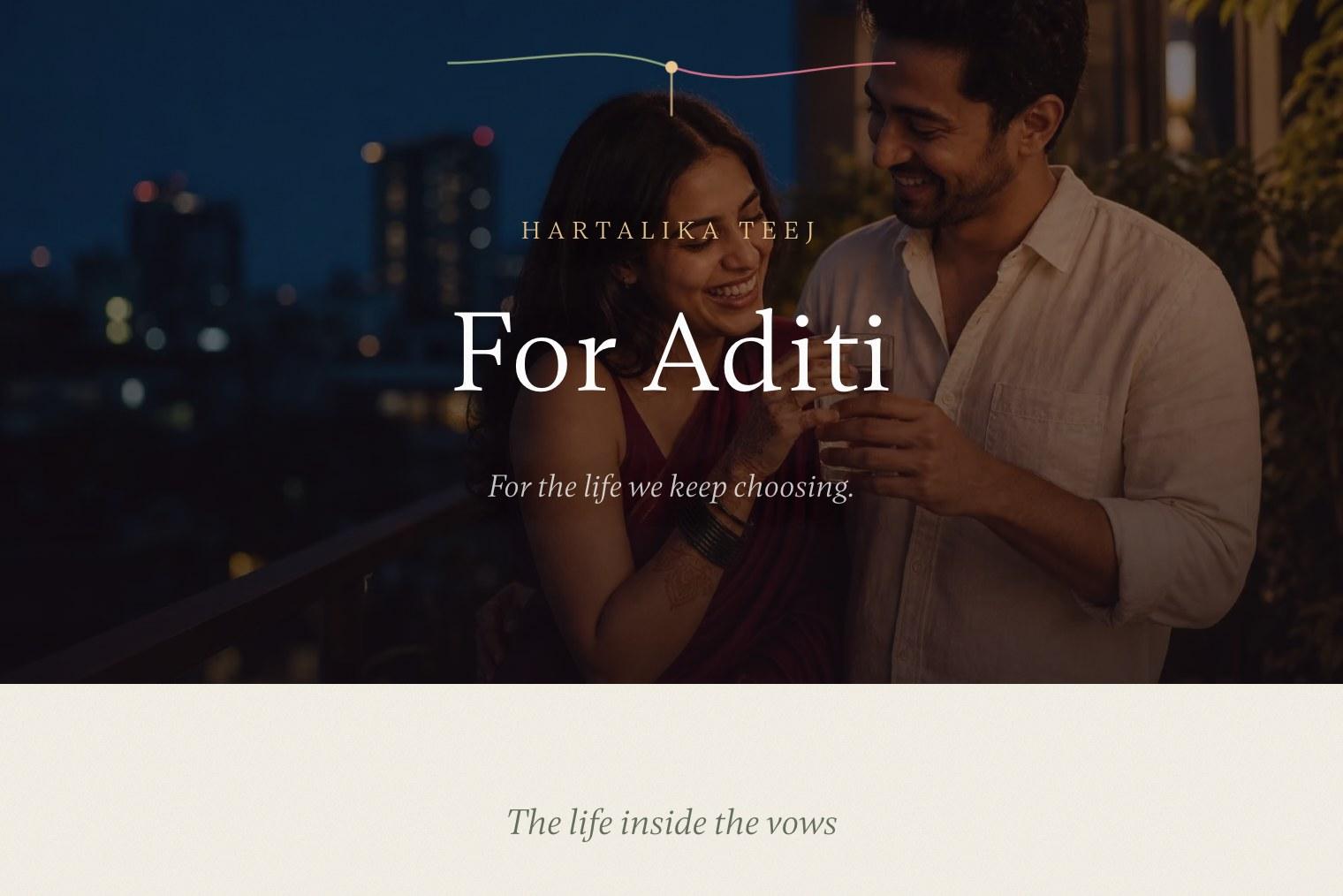 Hartalika Teej template preview