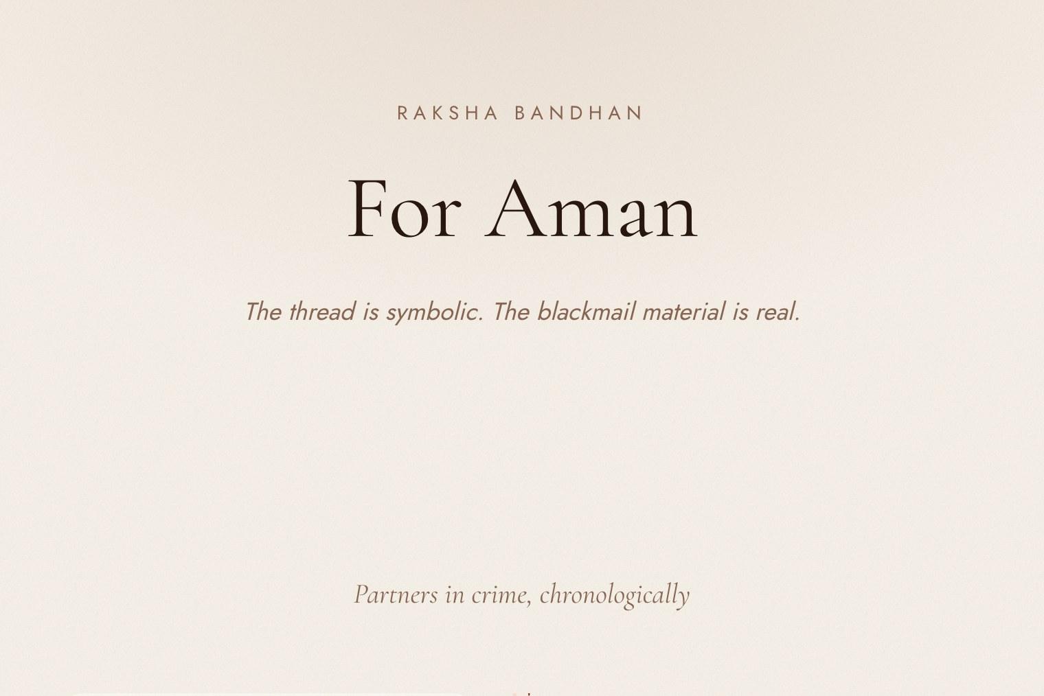 Raksha Bandhan template preview